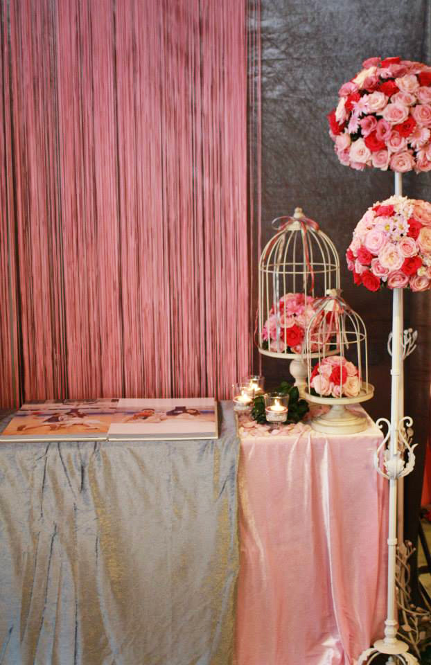 背板窗簾, 背板DIY, 粉紅色窗簾, 活動佈置, 會場佈置, 婚禮佈置, party佈置