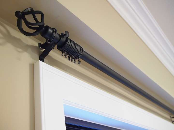 Curtain Pole／Curtain Rod Wenpiz Black Child Safety／Cordless Blinds & Shades