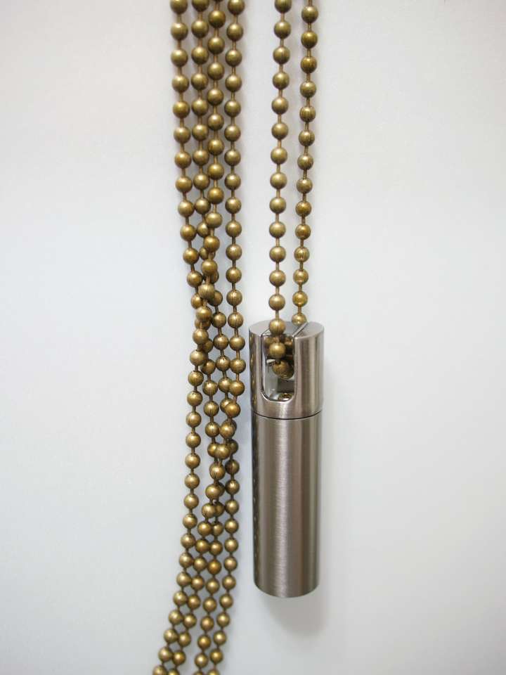 Tassel 珠鍊拉繩垂飾 M 金屬銀 自由配色／個性化客製窗簾
