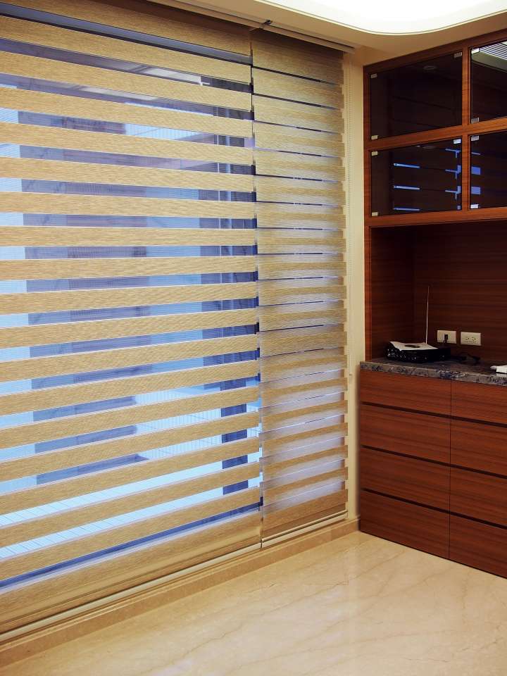 Nonya Double Roller Blinds　Vein Design H02-009 Copper Customized／Personalized Blinds & Shades Light Filtering Blinds & Shades Light-Regulating Blinds & Shades Motorized Blinds／Smart Blinds & Shades