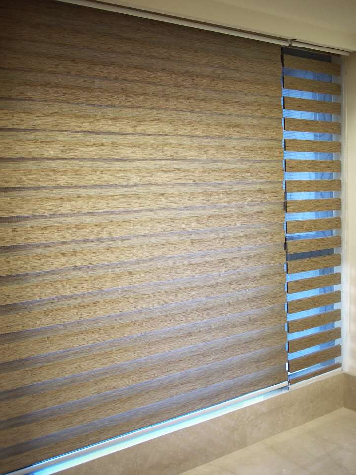 Sima Double Roller Blinds　Plain／Linen Linen Croissant Customized／Personalized Blinds & Shades Light Filtering Blinds & Shades Motorized Blinds／Smart Blinds & Shades Light-Regulating Blinds & Shades