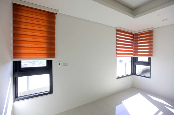 Sima Double Roller Blinds　Plain／Linen Rust Customized／Personalized Blinds & Shades Light Filtering Blinds & Shades Light-Regulating Blinds & Shades Motorized Blinds／Smart Blinds & Shades