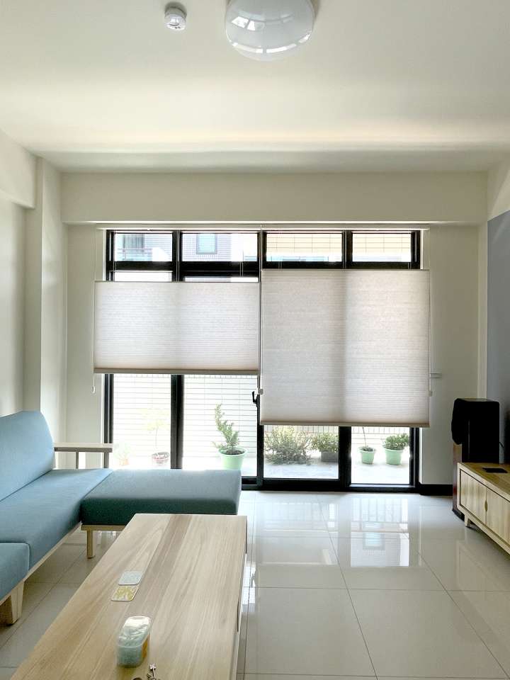 Vali Honeycomb Shades　Light Filtering Alabaster Heat Insulation Blinds & Shades Child Safety／Cordless Blinds & Shades Light Filtering Blinds & Shades Motorized Blinds／Smart Blinds & Shades