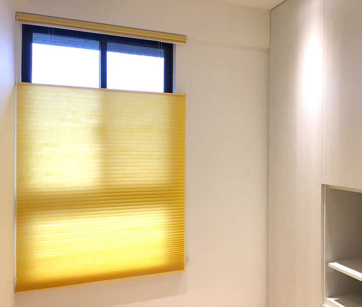 Vali Honeycomb Shades　Light Filtering Cyber Yellow Heat Insulation Blinds & Shades Child Safety／Cordless Blinds & Shades Light Filtering Blinds & Shades Motorized Blinds／Smart Blinds & Shades