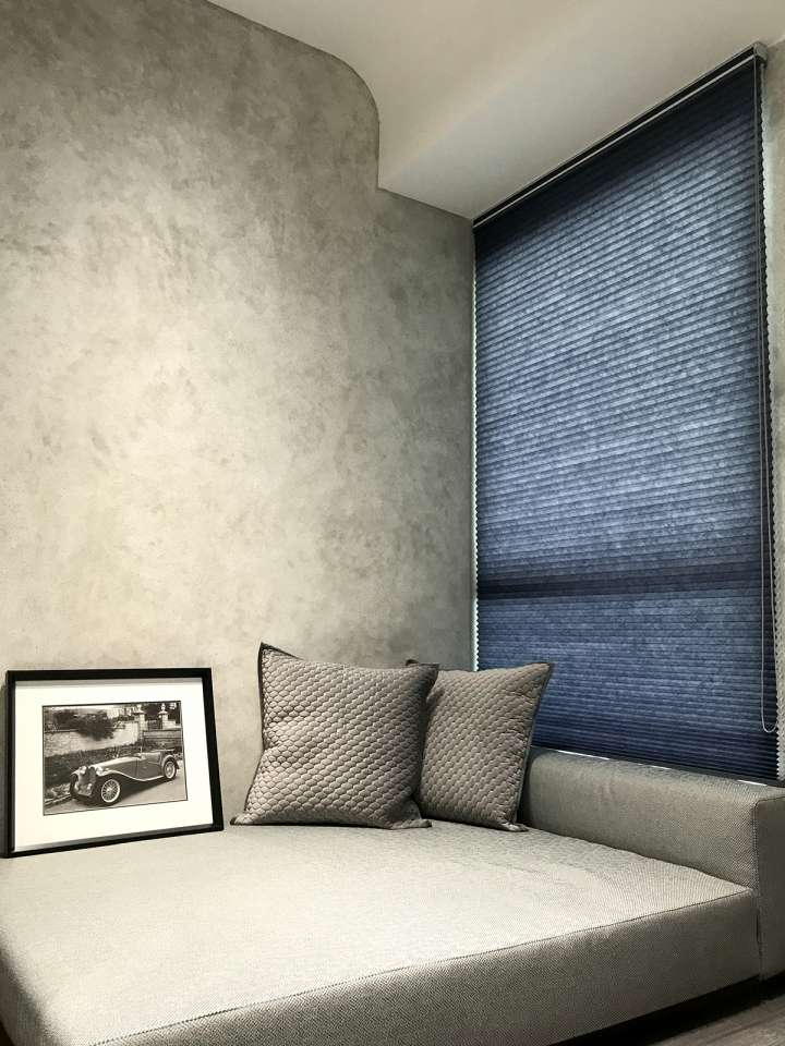 Vali Honeycomb Shades　Light Filtering Jean Blue Heat Insulation Blinds & Shades Child Safety／Cordless Blinds & Shades Light Filtering Blinds & Shades Motorized Blinds／Smart Blinds & Shades