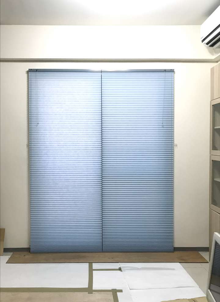 Vali Honeycomb Shades　Light Filtering Onion Blue Heat Insulation Blinds & Shades Child Safety／Cordless Blinds & Shades Light Filtering Blinds & Shades Motorized Blinds／Smart Blinds & Shades