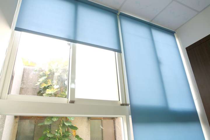 Tiken Roller Blinds　Plain Air Blue Customized／Personalized Blinds & Shades Hydraulic Spring System／Spring Blinds Child Safety／Cordless Blinds & Shades Light Filtering Blinds & Shades Motorized Blinds／Smart Blinds & Shades